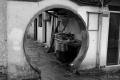Black and white